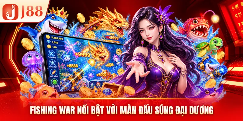 Fishing War nổi bật với màn đấu súng đại dương